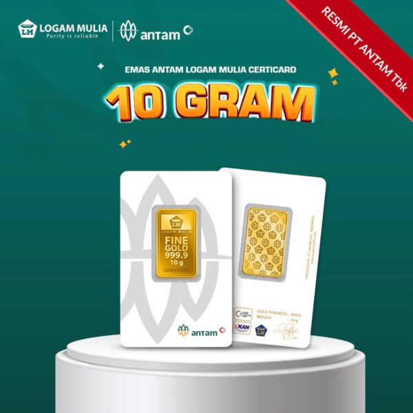 10gram (2) Emas Batangan – 10 gram