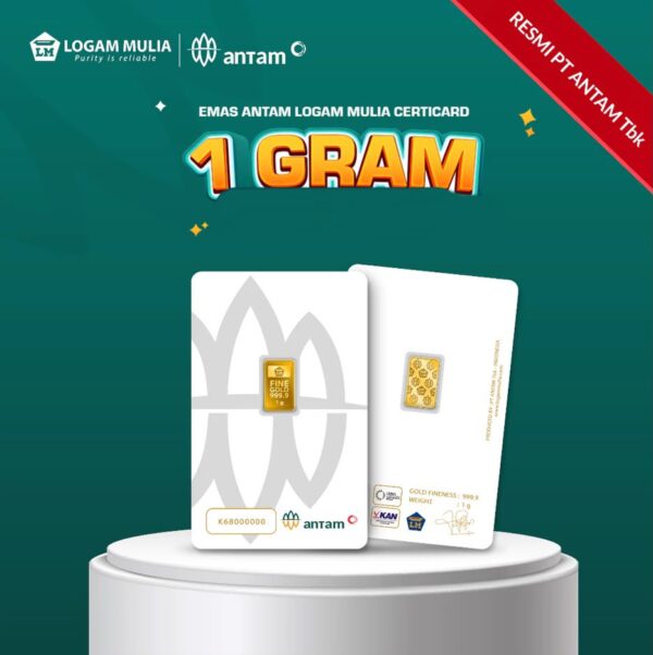 1gram (2) Emas Batangan – 1 gram